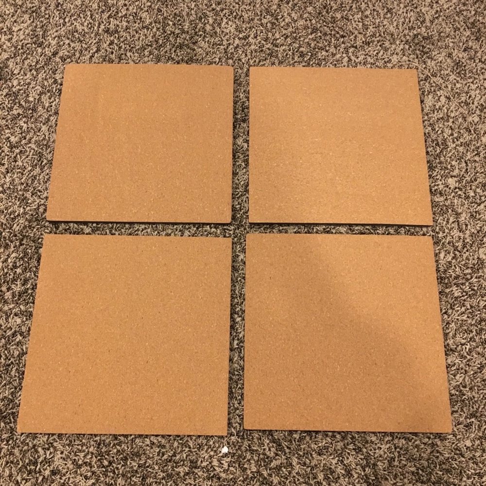Cork board Tiles-4 pack